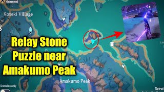 Relay Stone puzzle near Amakumo Peak | Genshin Impact