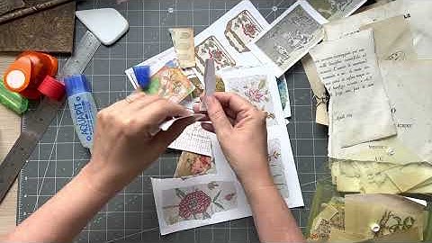 #roxysweeklychallenge 2023 | WEEK 25 | TUTORIAL super easy 3 piece clusters and ephemera