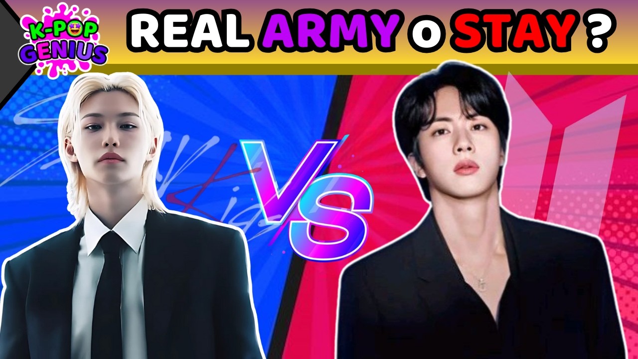 BTS vs STRAY KIDS 💜​/​❤️​​ CUAL ES LA MEJOR CANCIÓN | KPOP TRIVIA GAME