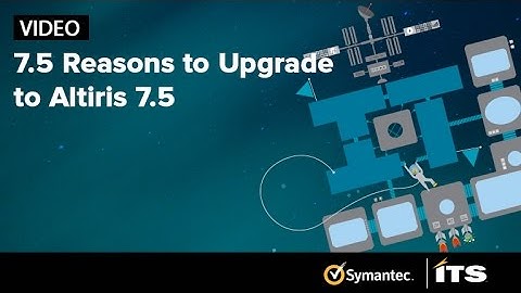 7.5 Reasons To Upgrade To Altiris 7.5