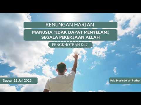 MANUSIA TIDAK DAPAT