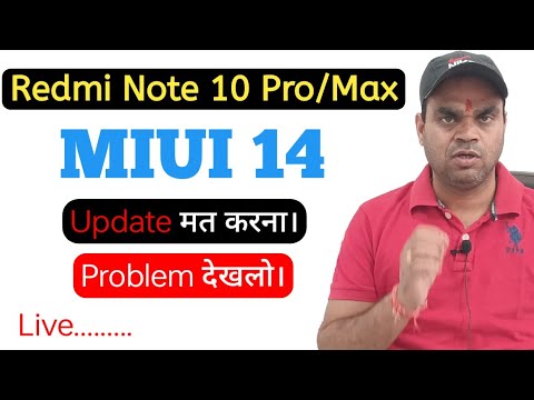 redmi note 10 pro/Max miui 14 big problem | camera dead | keep stopping