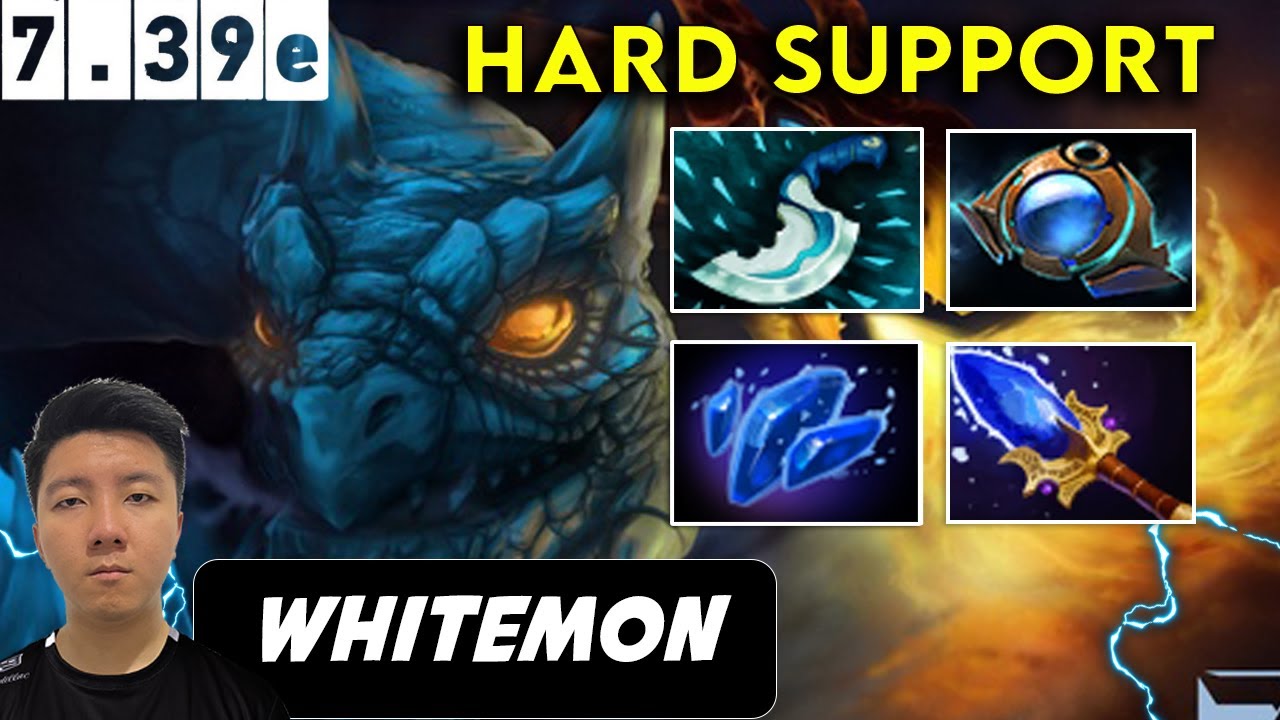 Whitemon Jakiro Hard Support - Dota 2 Patch 7.39e Pro gameplay Full Gameplay