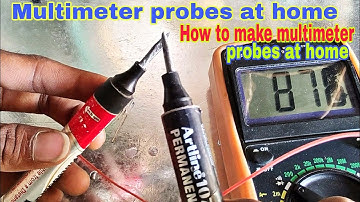 How to make multimeter probes at home// DIY multimeter probes at Home /#multimeter #electronic