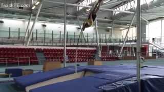 Bendy pole drill with inversion - Pole Vault drill