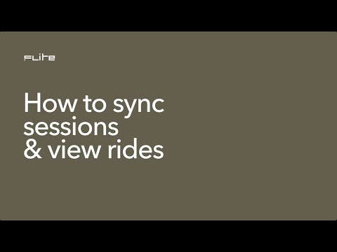 Flite App | How to Sync Sessions & View Your Ride History