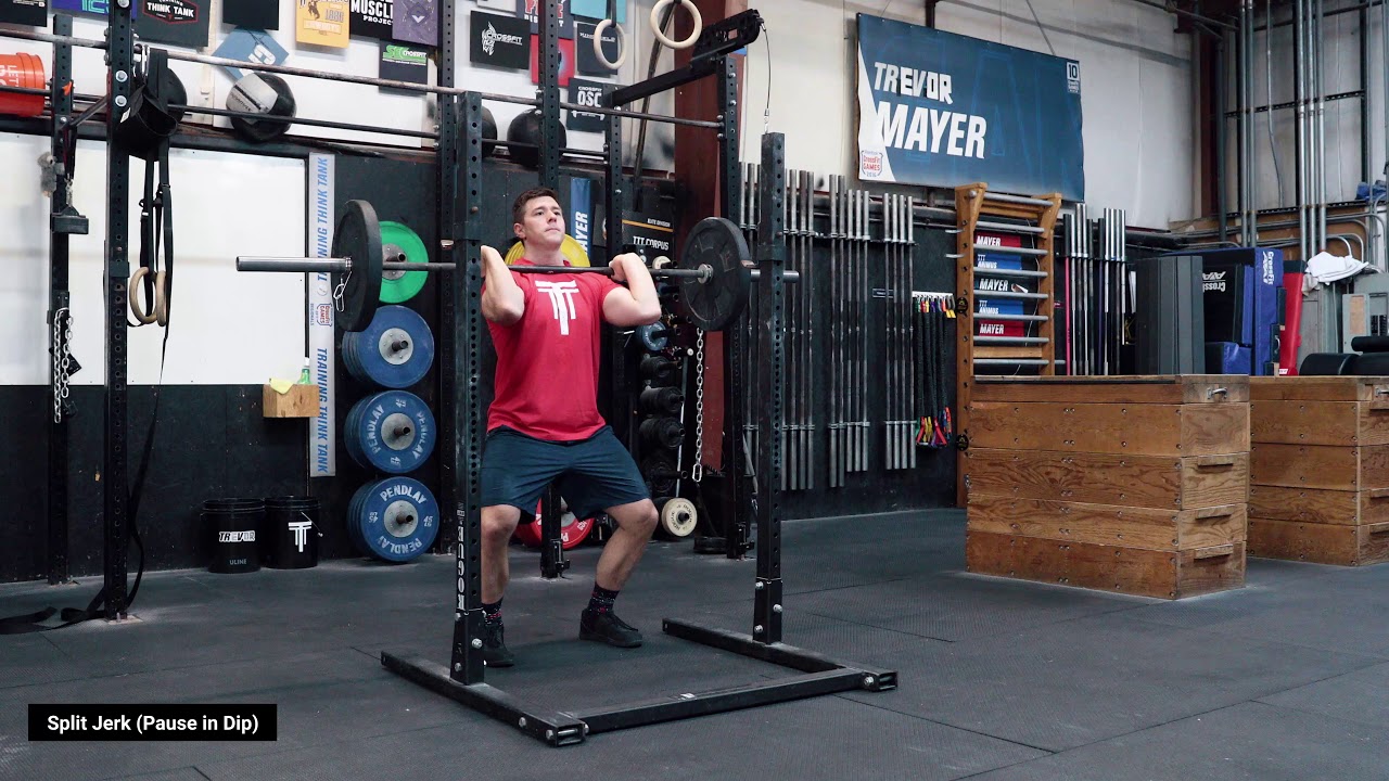 Split Jerk (Pause in Dip) TTT Exercise Index YouTube