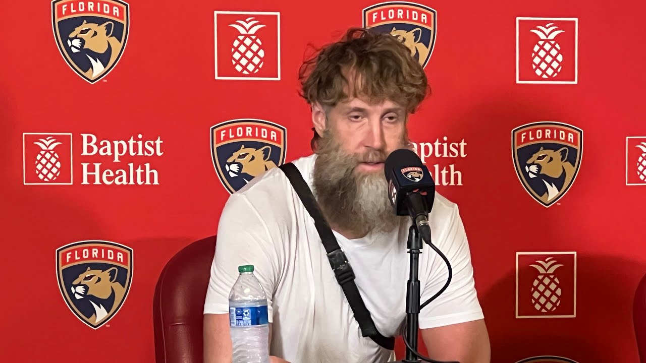 Joe Thornton on choosing to chase a Stanley Cup with the Florida Panthers:  'They're close, they really are