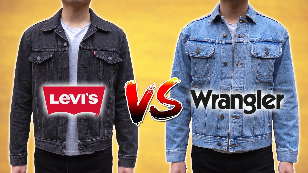 Which Jacket Is Better? | Levi's Denim Trucker Vs Wrangler Rugged Wear -  YouTube