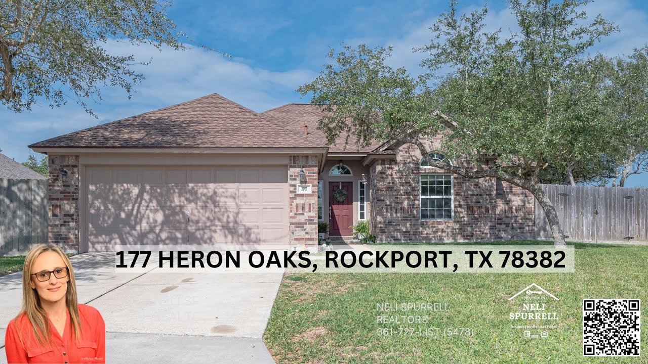 New Listing Home For Sale Rockport, Texas 177 HERON OAKS, ROCKPORT, TX 78382 1 YouTube