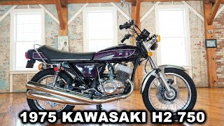 1975 KAWASAKI H2 750 TRIPLE THE HOLY GRAIL OF STREET LEGAL 2