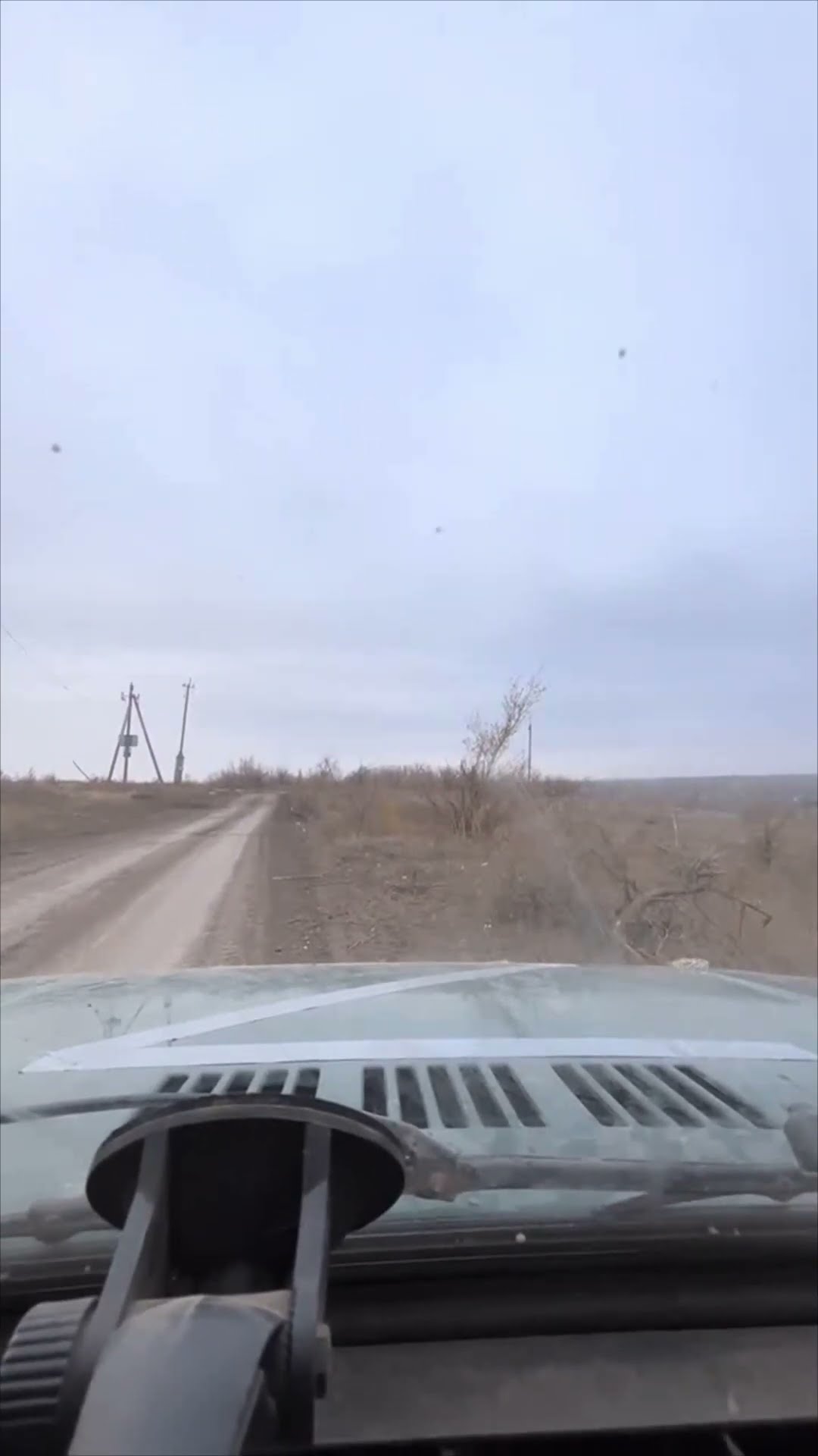 Car Successfully Stops After Losing Tire and Driving Over It