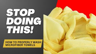 You've Been Washing Microfibers WRONG! Let's Do It Right.. by Marine Detail Supply Company  251 views 2 months ago 6 minutes, 34 seconds