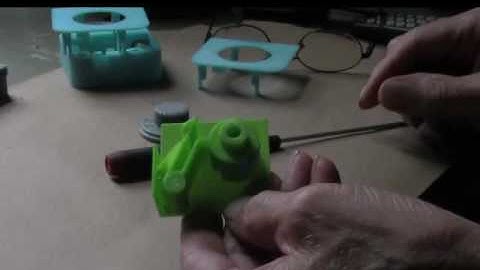 3D Printed combination -  lock how it works