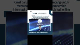 segenap masyarakat berperan penting untuk mencegah masyarakat terlibat dalam permainan judi online.