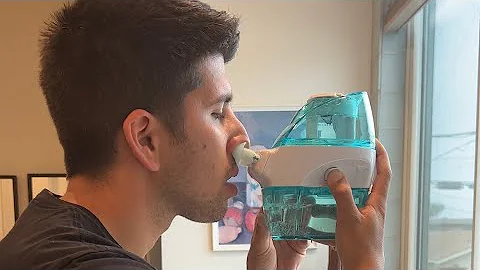 First time using the Navage Nasal Irrigator