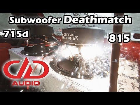 Subwoofer Deathmatch: DD Audio 815 vs 715d | Which Survives? #subwoofer #deathmatch #ddaudio ENG SUB