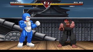 Evil Ryu Vs Doraemon - The Greatest Fight Of All Time
