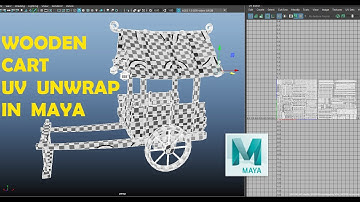 Wooden Cart UV Unwrap In Maya | Maya Modelling