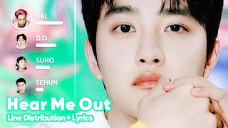 EXO - Hear Me Out (Line Distribution + Lyrics Karaoke) PATREON REQUESTED