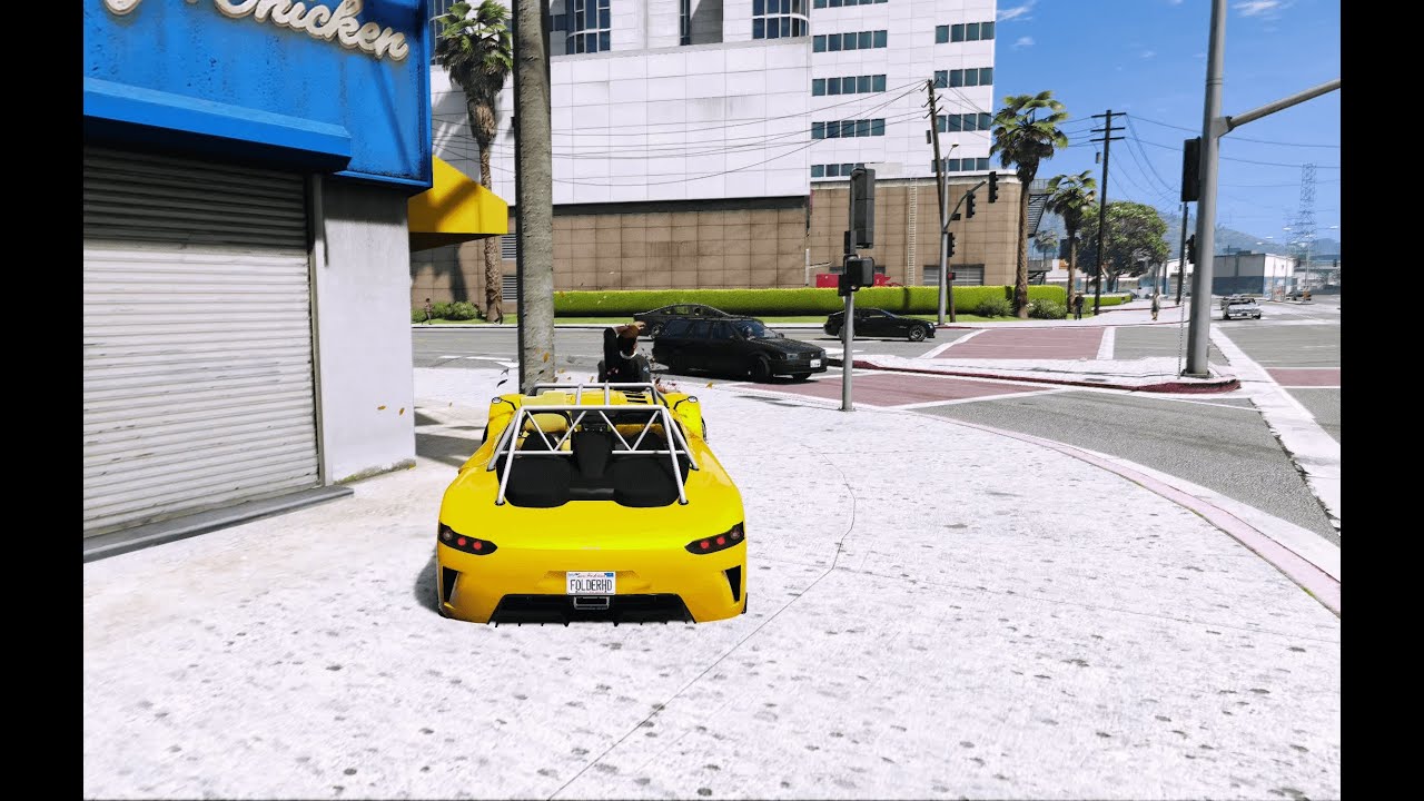 GTA V RDE Enhanced - Hit & Run at Carson Ave + 10 Star Escape