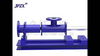 G Series Stepless Speed Regulating Progressive Cavity Pump Video | JPZX PUMP