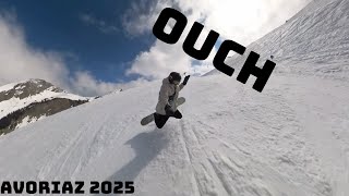 Oli’s EPIC Snowboard WIPEOUT! ❄️😂 Biggest Fall in Avoriaz!