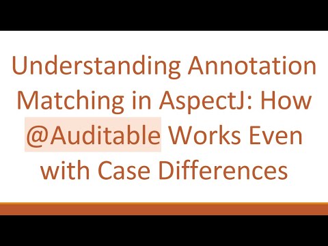 Understanding Annotation Matching