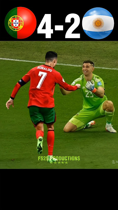 Ronaldo Destroyed Messi Portugal vs Argentina Semifinals World Cup 2026 Imaginary #football #shorts