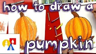 How To Draw A Pumpkin And Color image