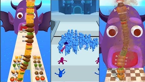Sandwich Runner Walkthrough vs join and Clash All Gameplay Android and IOS level Max #gaming
