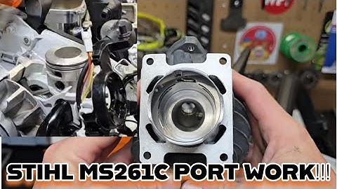 Port Work on the Stihl MS261C!!!