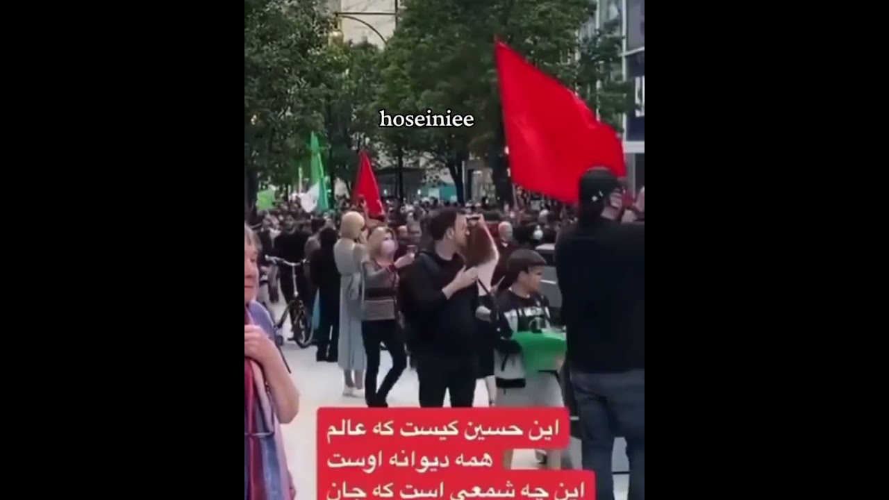 Christian  lady cries  at  Shia Arbaeen march