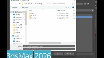 #3dsMax 2026 - UI/Menu Update