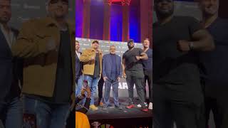 ANDY RUIZ vs JERMELL BABY MILLER SHOW LOVE & RESPECT DURING INITIAL FACE OFF