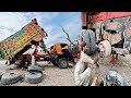 How to truck Mechanic Work In Pakistan || Rear Axle Repair &amp; Fixing Complete Video