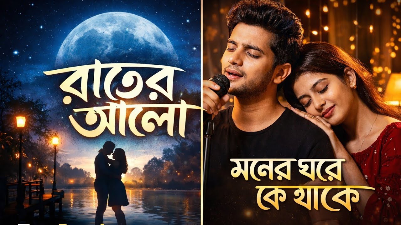 রাতের আলো | মনের ঘরে কে থাকে – Romantic Bangla Song | Rakib | TuneBangla Official