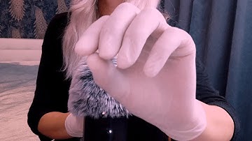 ASMR with Layered Rain ⛈ Thunder Sounds (No Talking) Fluffy Mic Scratching