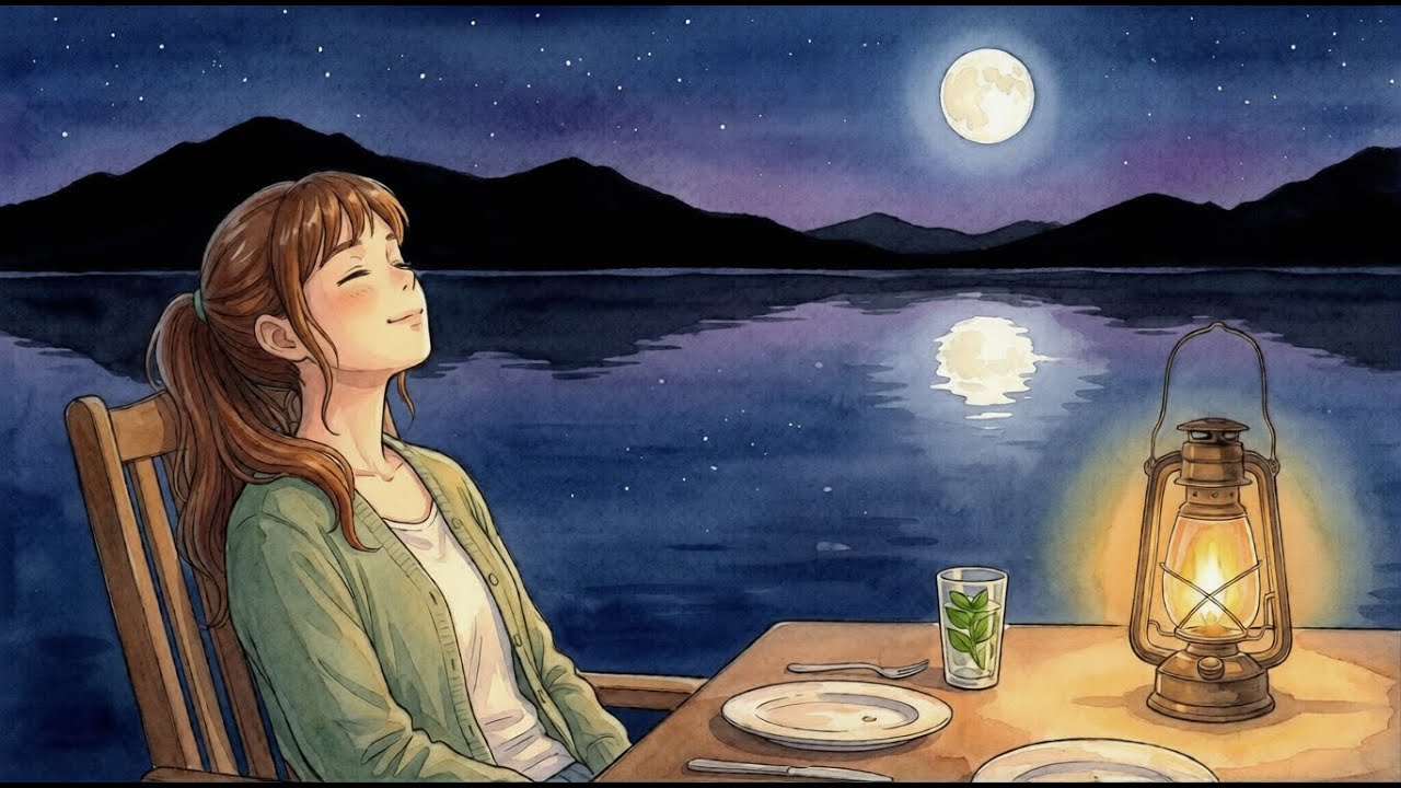 A Quiet Day by the Lake: Fresh Caught Fish & Wild Berry Tart | Cozy Ghibli Cooking ASMR