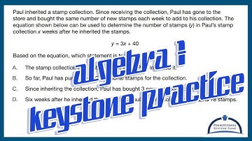 Algebra 1 KEYSTONE Practice - Explaining the Solution to an Inequality Word Problem