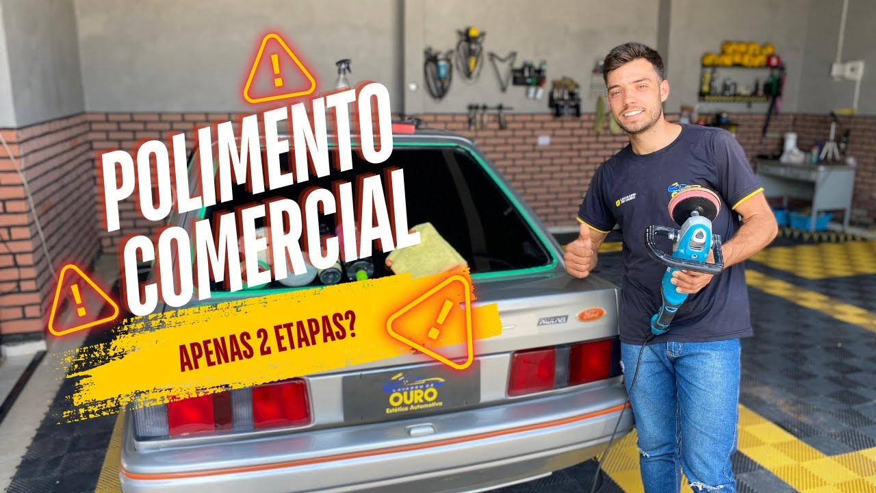 Como fazer um polimento comercial? Simples, Rápido e Eficiente, com apenas 2 etapas!