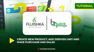 CREATE NEW PRODUCT, ADD DERIVED UNIT AND MAKE PURCHASE AND SALES | FUJISHKA ERP