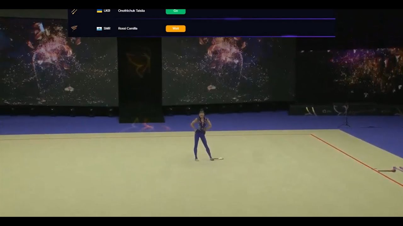 Taisiia Onofriichuk Clubs Qual 30,950 - European Championships Tallinn 2025