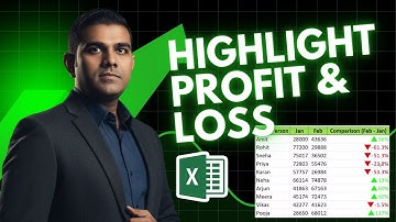How to Sort & Visualize Profit & Loss data in excel | Raj Singh Microsoft Certified Trainer