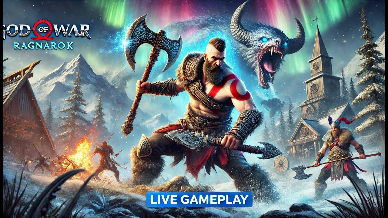 God of War Ragnarök Live Gameplay: Witness the Epic Saga Unfold! - YouTube