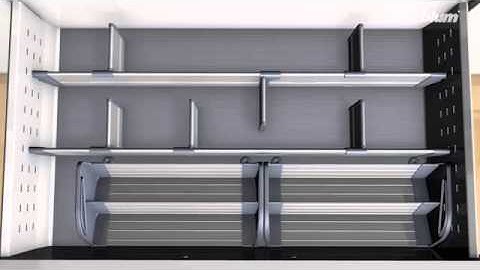 Blum ORGA LINE for open provisions and spices