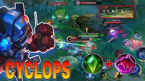 Powerful Midlane Cyclops 100% Killing Machine!! | Build Top 1 Global Cyclops ~ MLBB