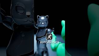 AutoPhysics in Cascadeur  #3dartist #3danimation #gamedev #cascadeur #indiedev
