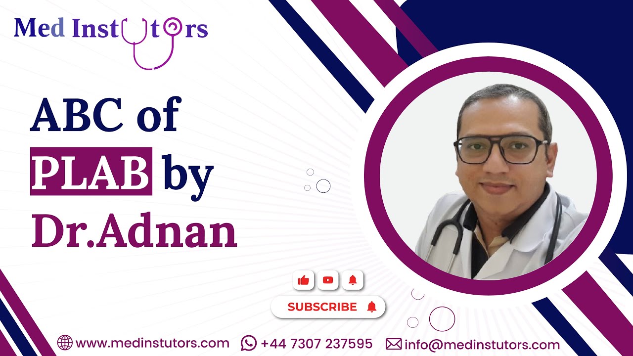 ABC of PLAB by Dr. Adnan Butt | Med Instutors - YouTube