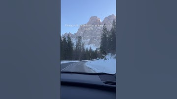 A place to visit once in a lifetime #italiandolomites #life #Dolomiti #travel #youtubeshorts